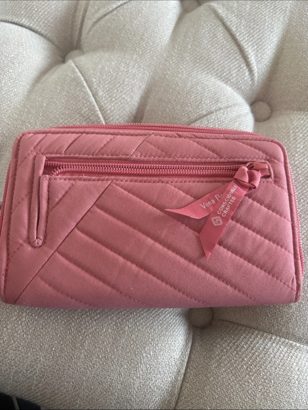 Vera Bradley compact quilted